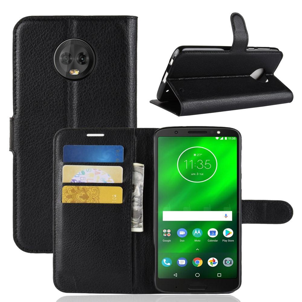 Mobilveske Motorola Moto G6 Plus svart