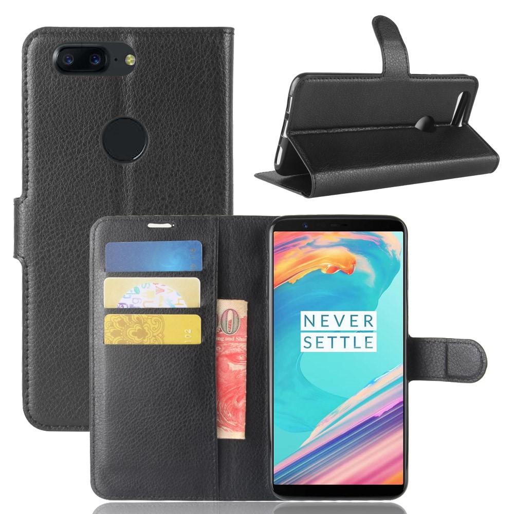 Mobilveske OnePlus 5T svart