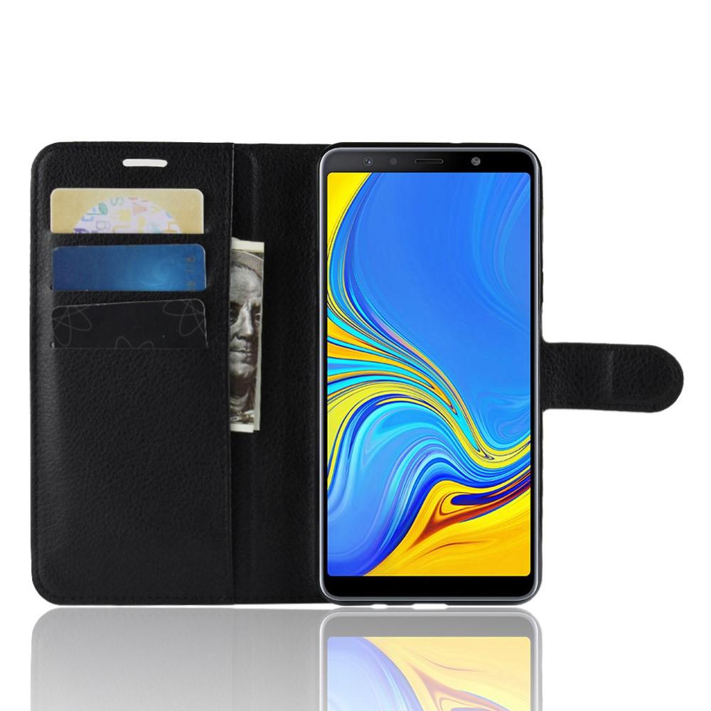 Mobilveske Samsung Galaxy A7 2018 svart