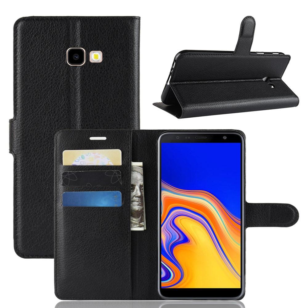 Mobilveske Samsung Galaxy J4 Plus 2018 Svart