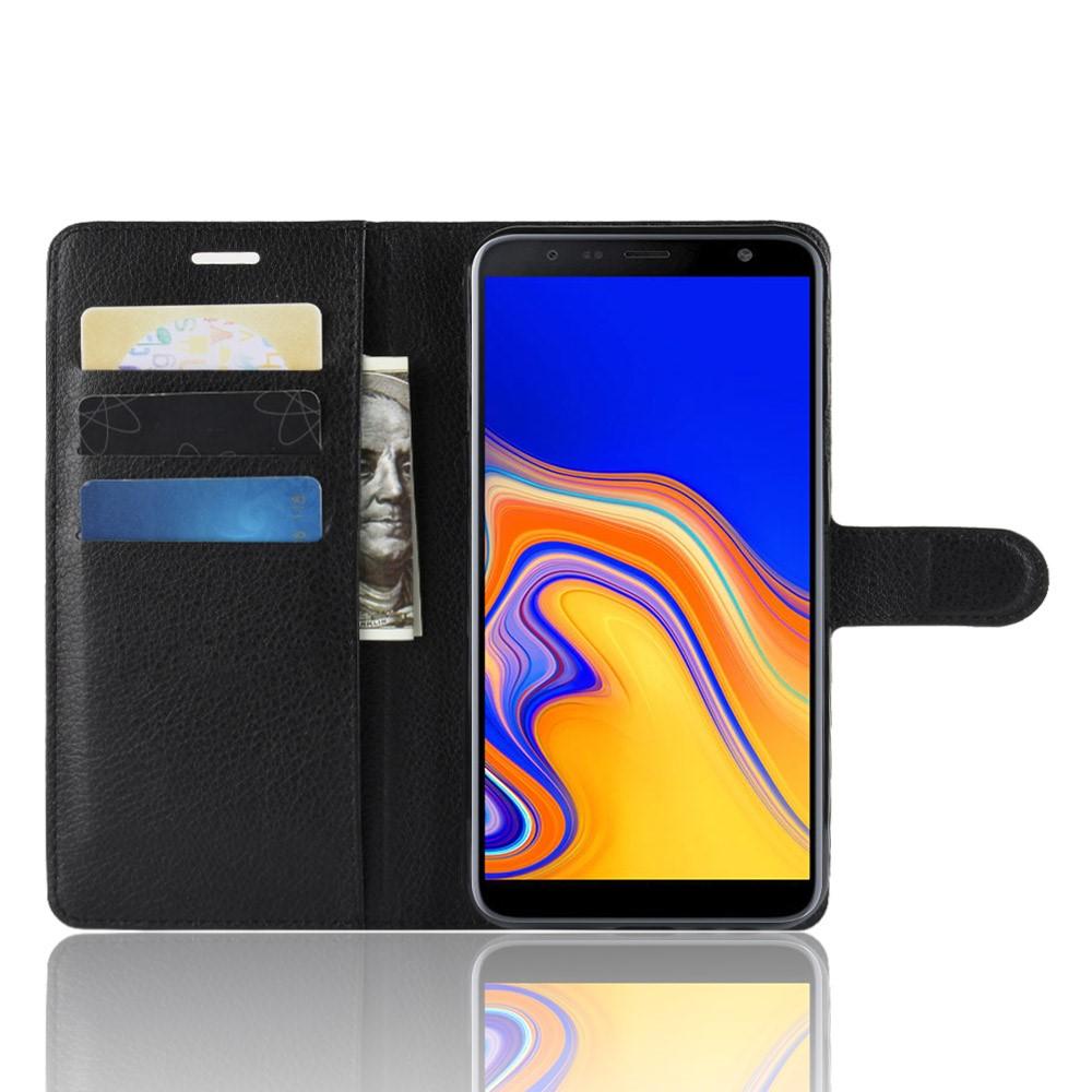 Mobilveske Samsung Galaxy J4 Plus 2018 Svart