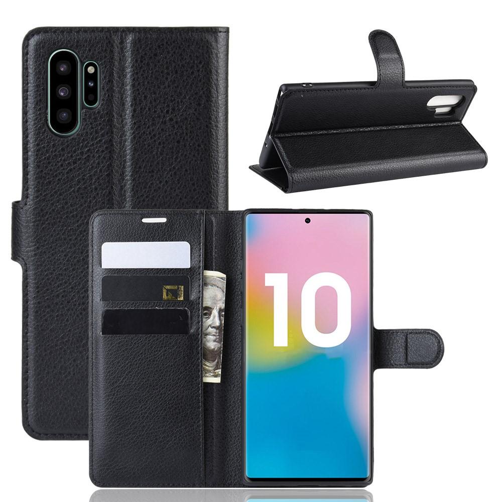 Mobilveske Samsung Galaxy Note 10 Plus svart