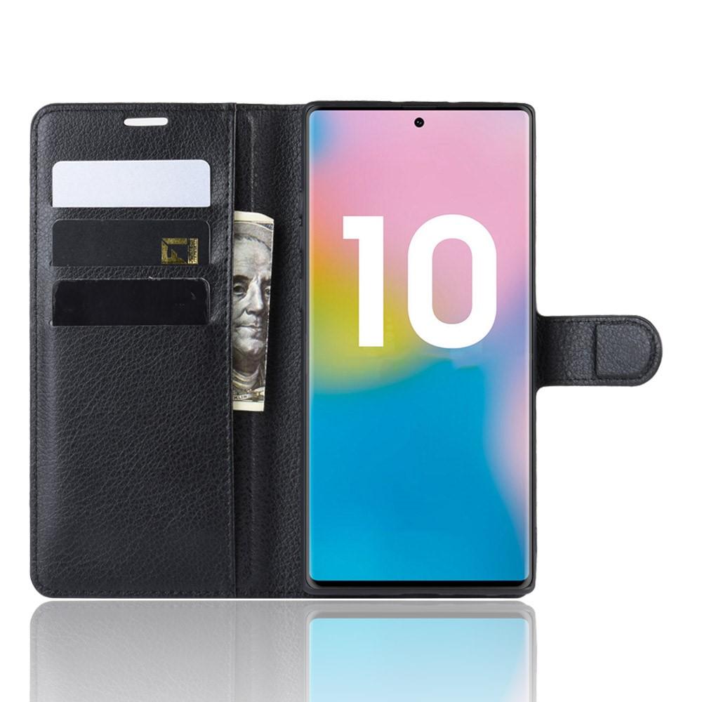 Mobilveske Samsung Galaxy Note 10 Plus svart