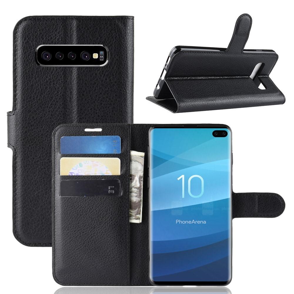 Mobilveske Samsung Galaxy S10 Plus svart