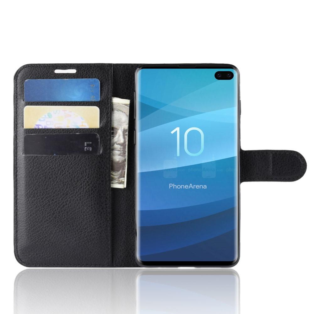 Mobilveske Samsung Galaxy S10 Plus Svart