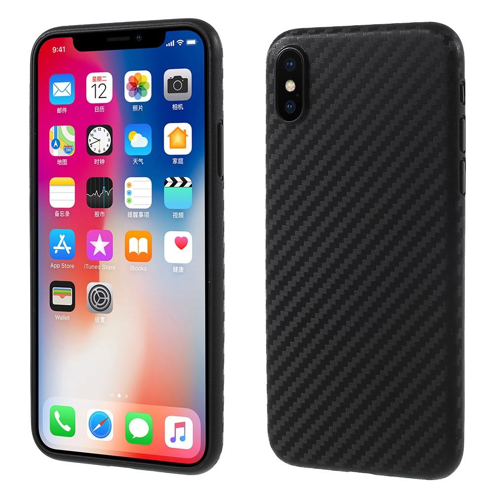 iPhone X/XS Deksel UltraThin karbonfiber