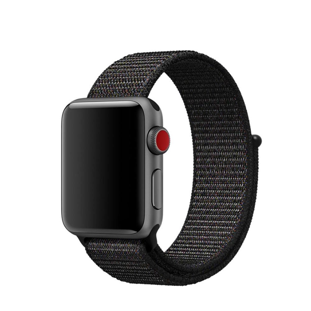 Apple Watch SE 40mm Nylonreim svart