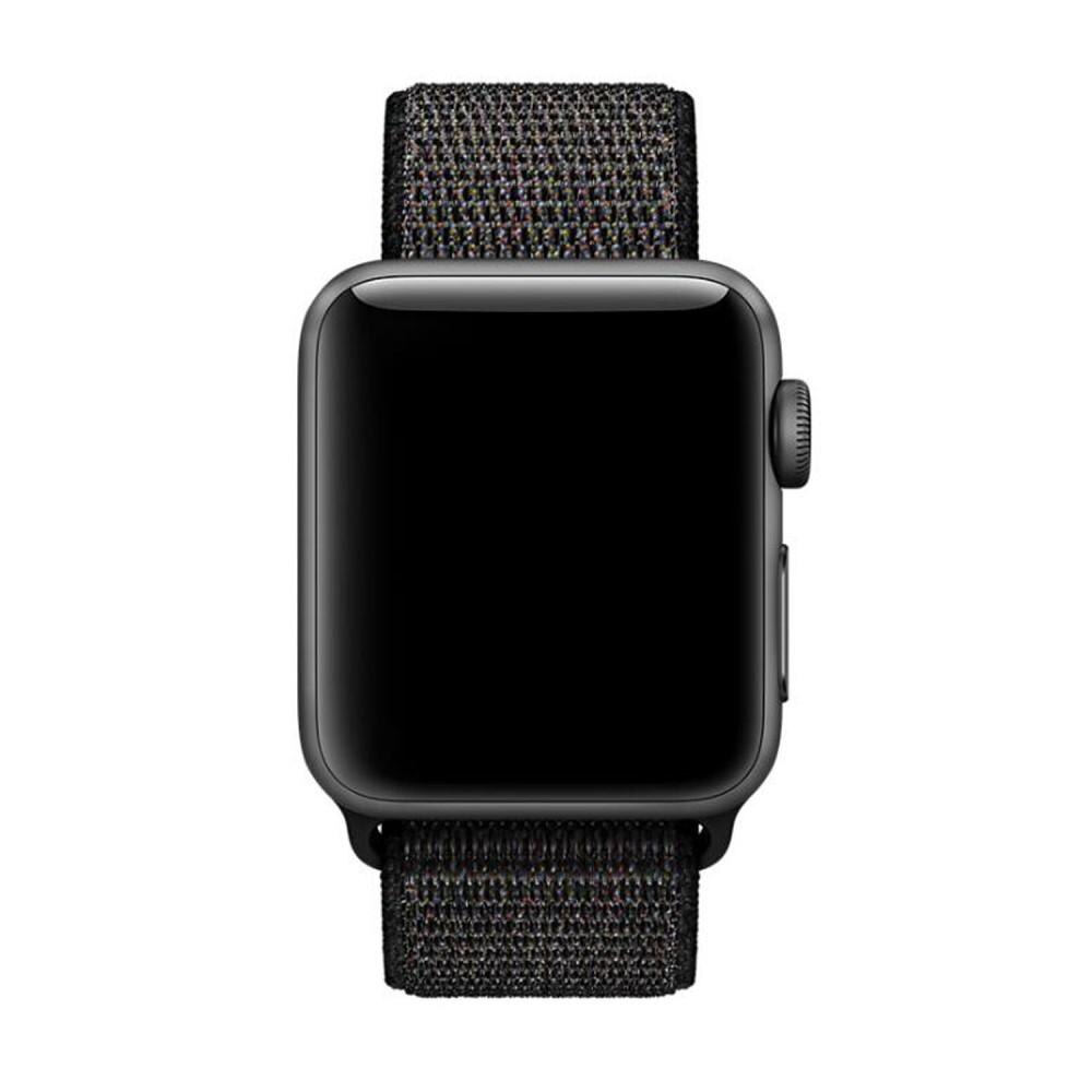 Apple Watch 38/40/41 mm Nylonreim svart