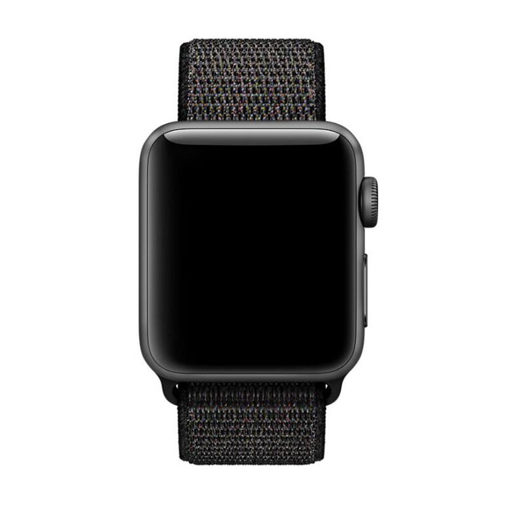 Apple Watch SE 40mm Nylonreim svart