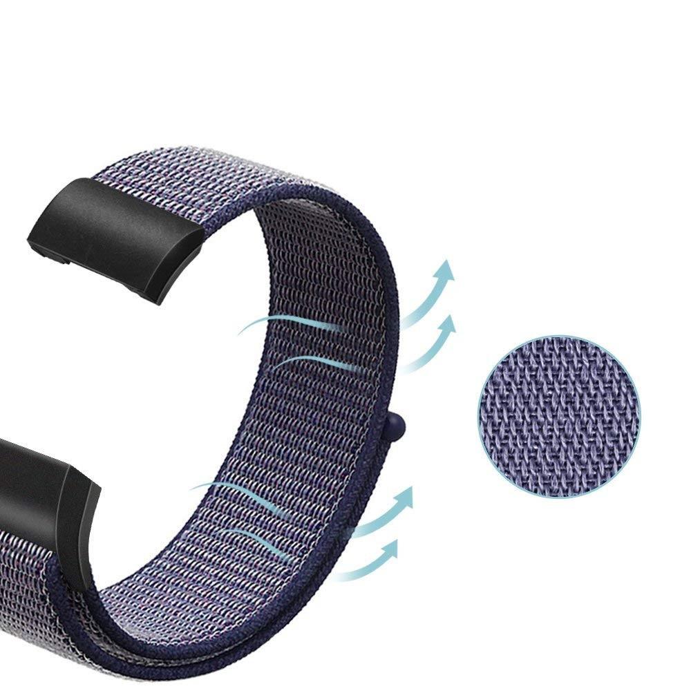 Fitbit Charge 3/4 Nylonreim blå