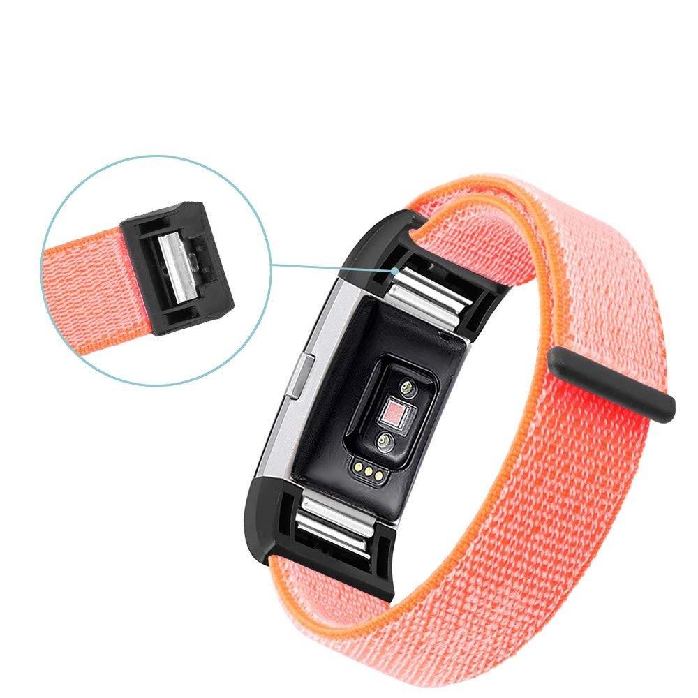 Fitbit Charge 3/4 Nylonreim oransje