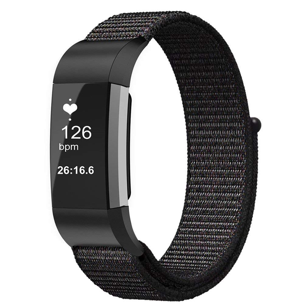 Fitbit Charge 3/4 Nylonreim svart