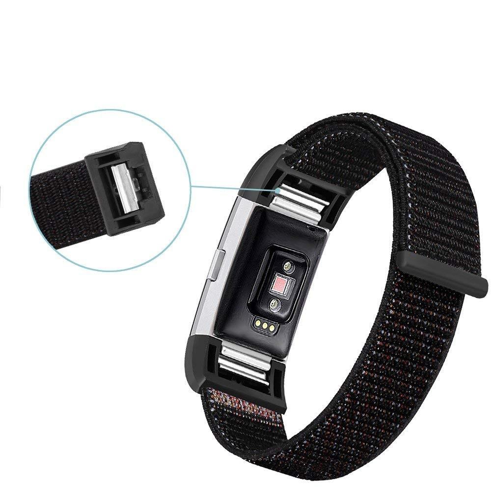 Fitbit Charge 3/4 Nylonreim svart