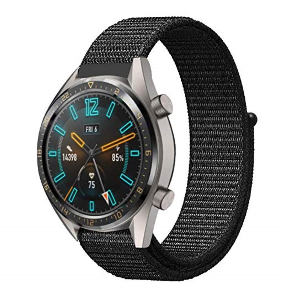 Huawei Watch GT/GT 2 46mm/GT 2 Pro svart Nylonreim svart