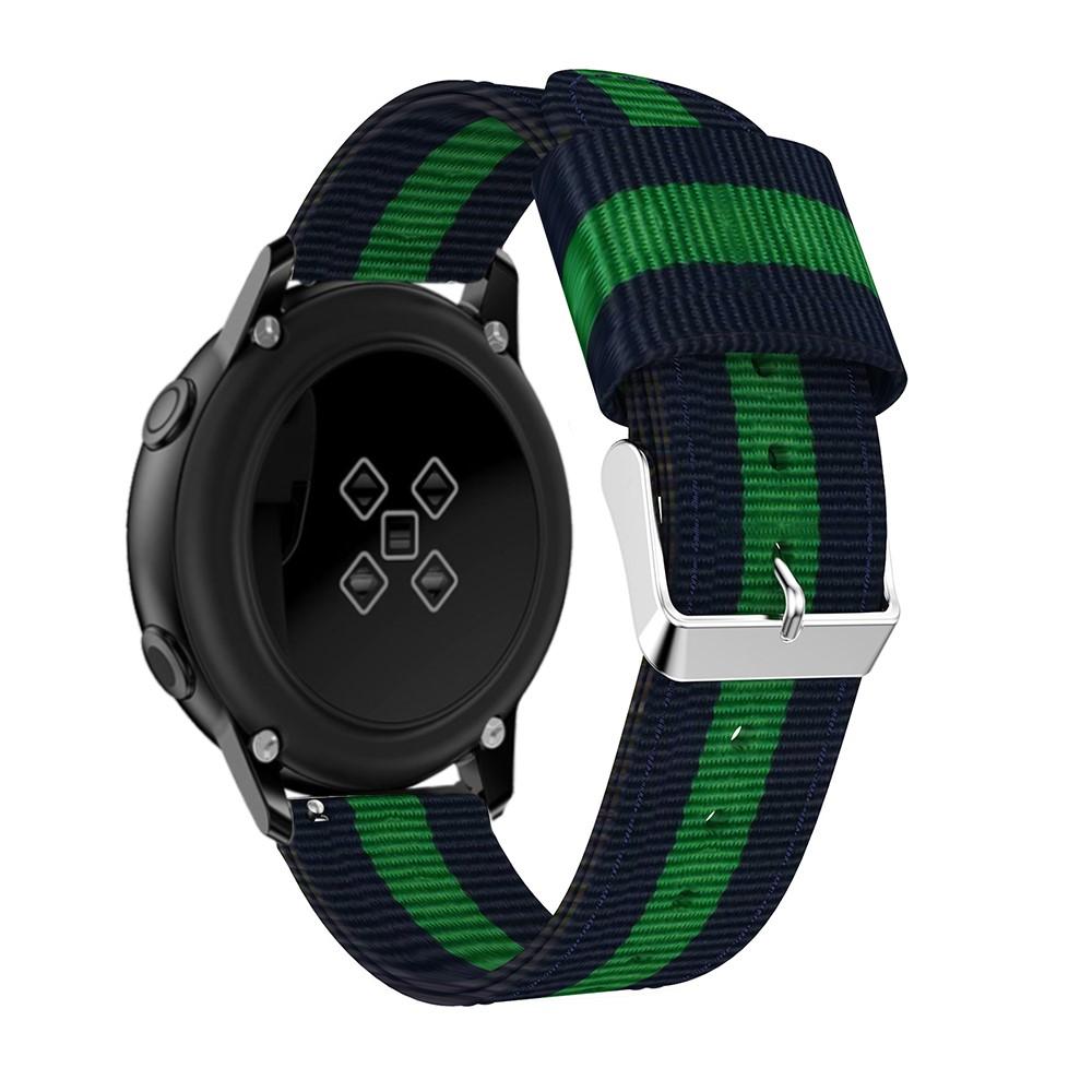 Nylonarmbånd Samsung Galaxy Watch Active/41mm blå/grønn