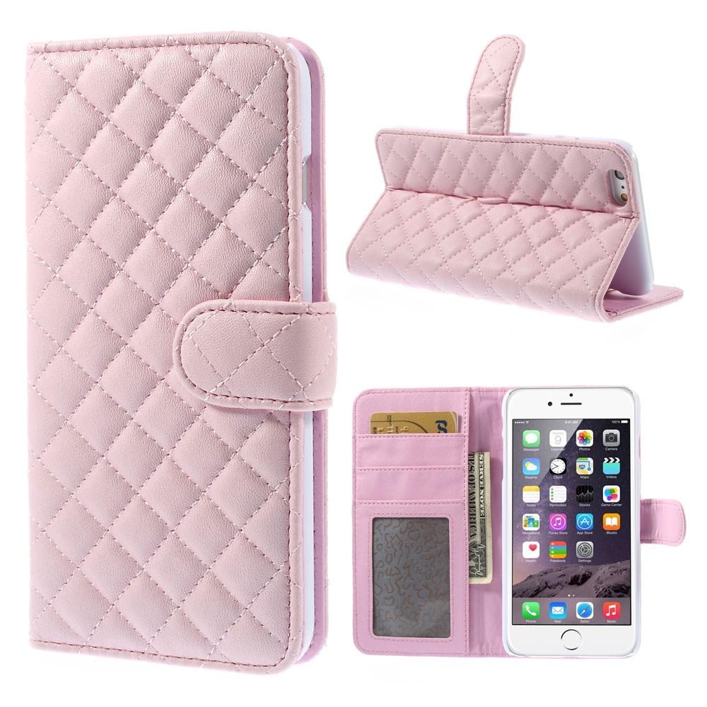 Lommebokdeksel Apple iPhone 6/6S Quilted rosa