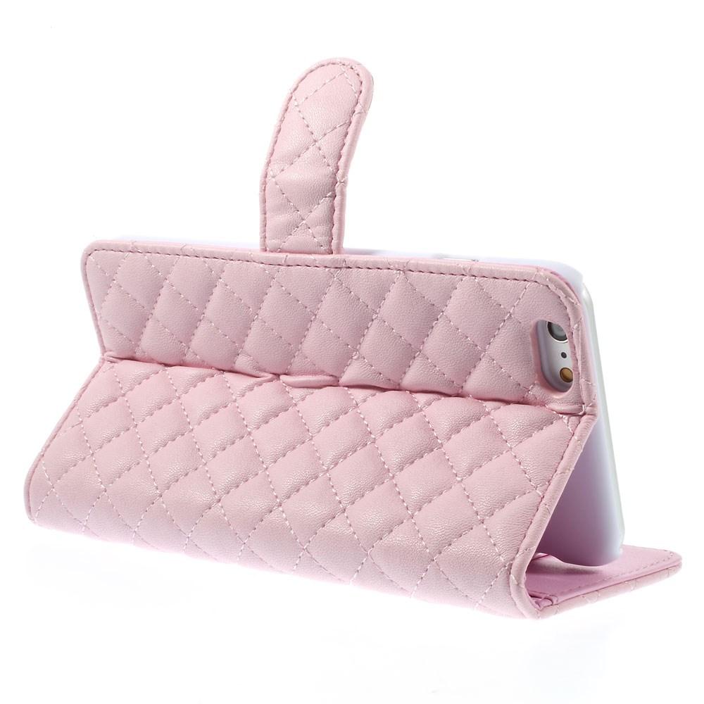 Lommebokdeksel iPhone 6 Plus/6S Plus Quilted rosa