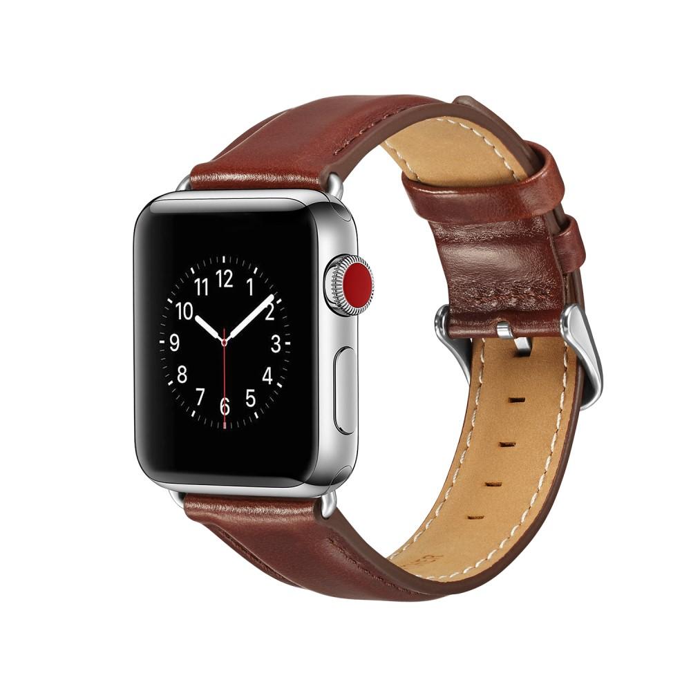 Premium Leather Watch Band Apple Watch 42mm Brown