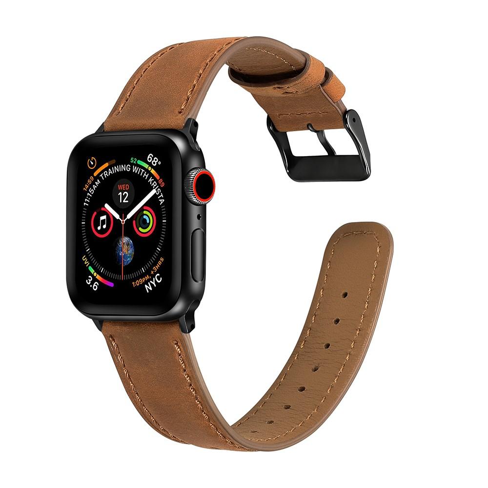 Retro Armband Apple Watch 45mm Series 9 cognac