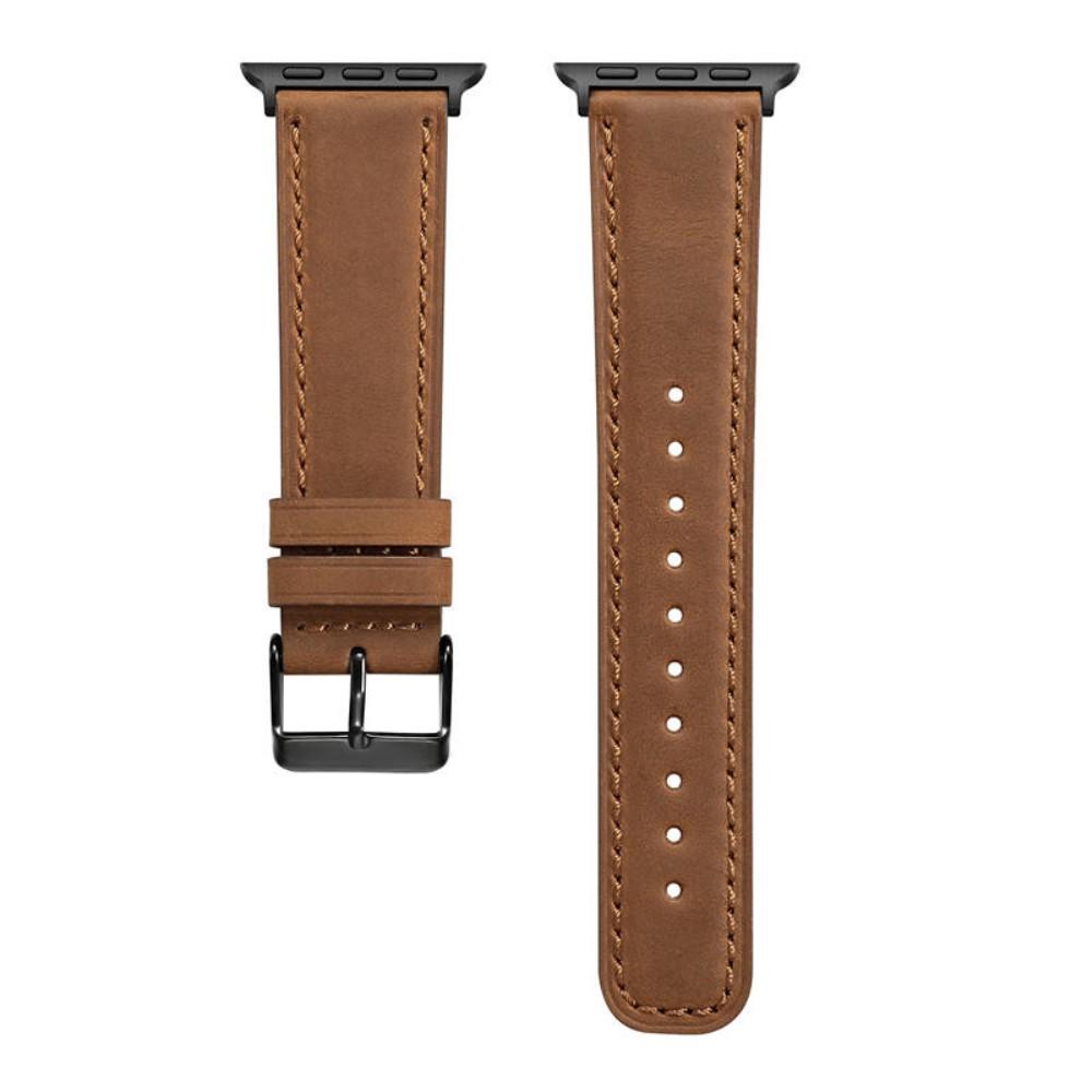 Retro Armband Apple Watch 45mm Series 7 cognac