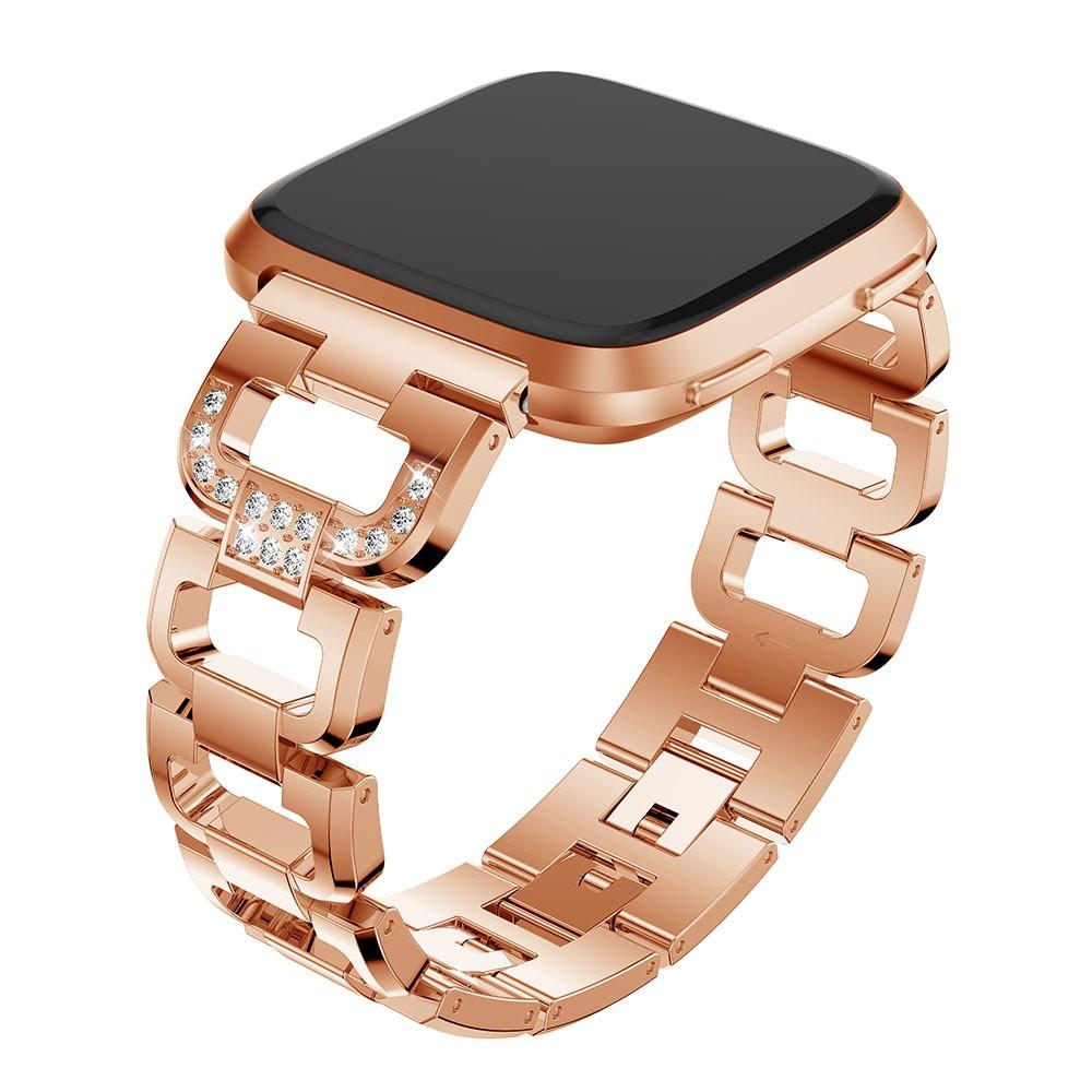 Rhinestone Bracelet Fitbit Versa/Versa 2 Rose Gold