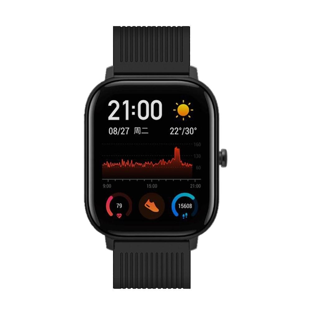 Xiaomi Amazfit GTS/GTS 2 Reim Silikon svart