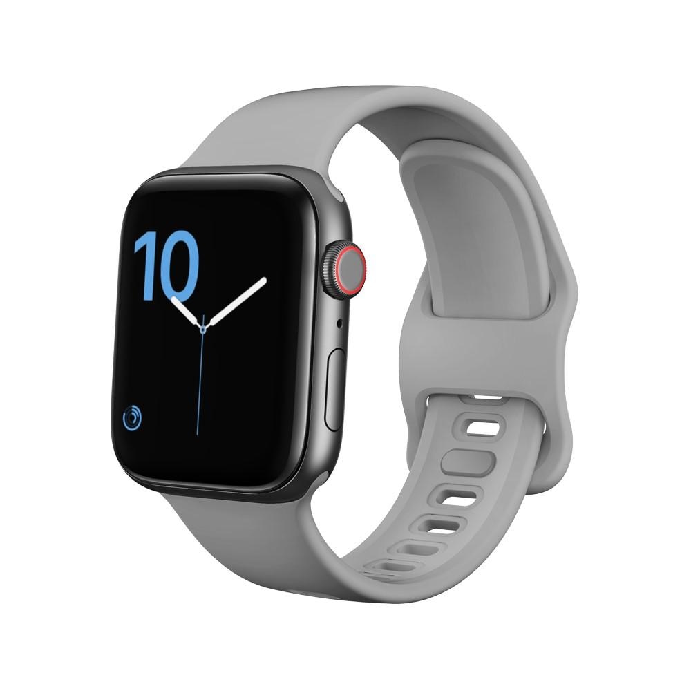 Silikonarmbånd Apple Watch 40mm grå