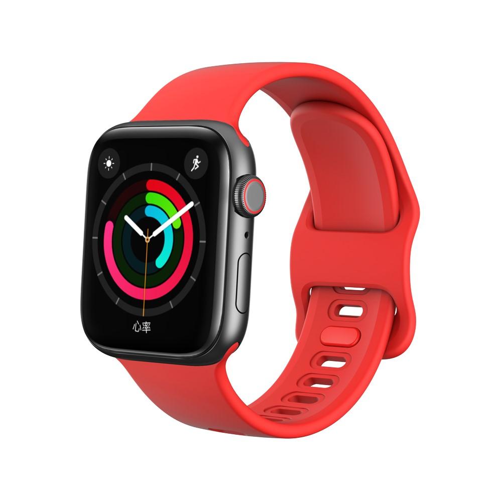 Silikonarmbånd Apple Watch 38/40/41 mm rød