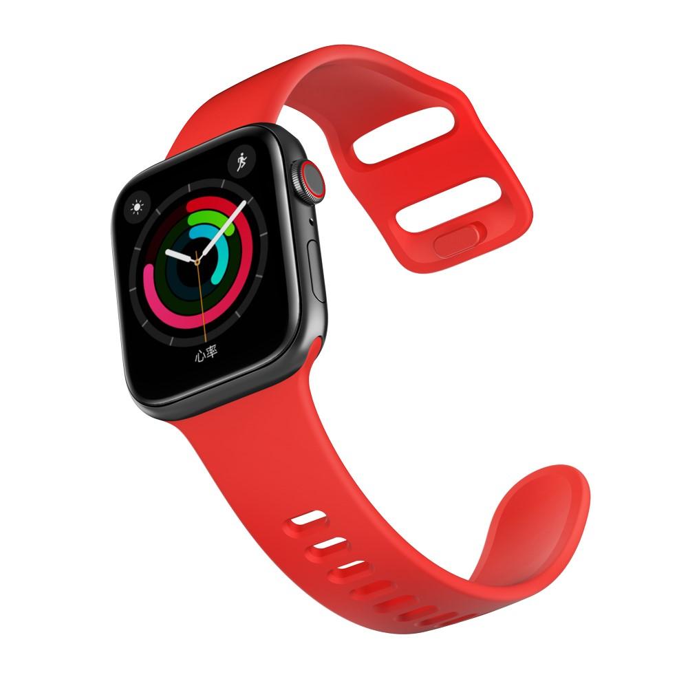 Apple Watch 38mm Reim Silikon rød