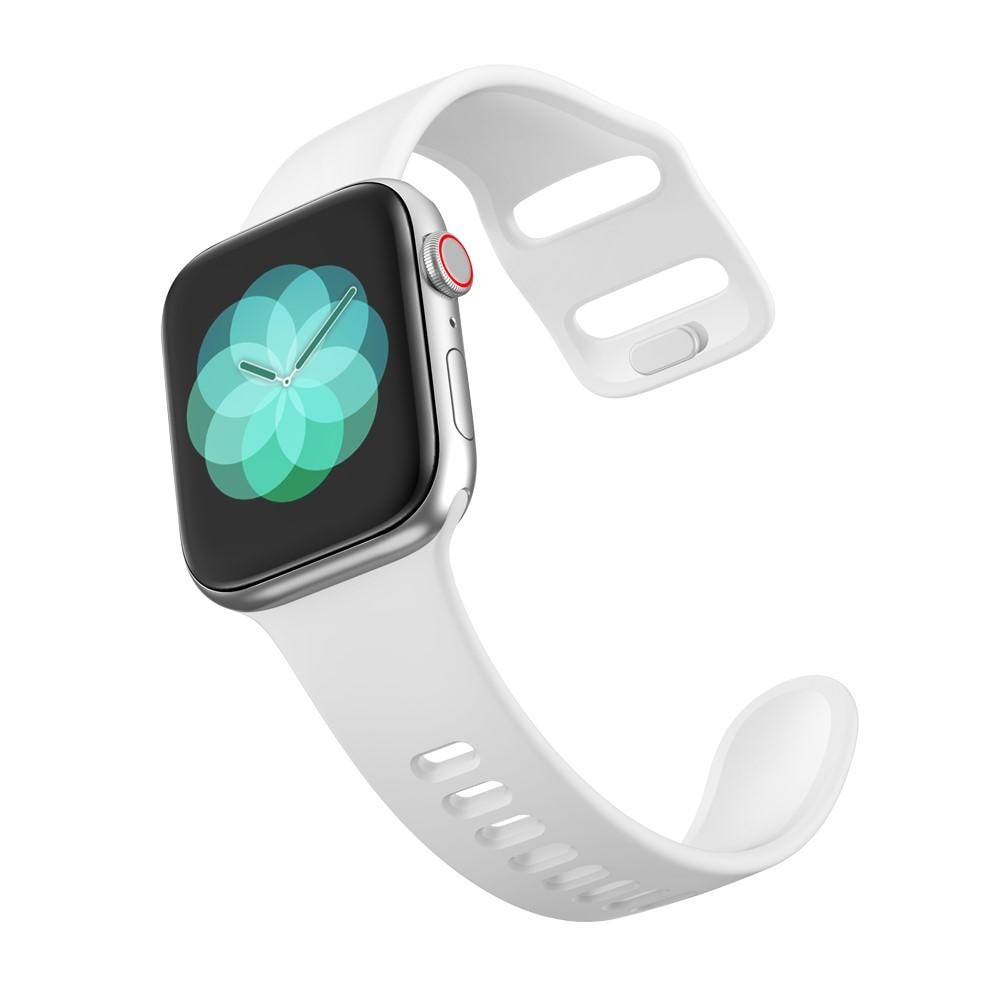 Apple Watch 38/40/41 mm Reim Silikon hvit
