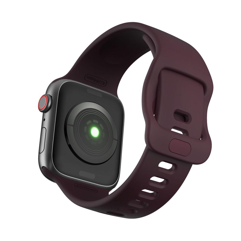 Apple Watch 45mm Series 8 Reim Silikon lilla