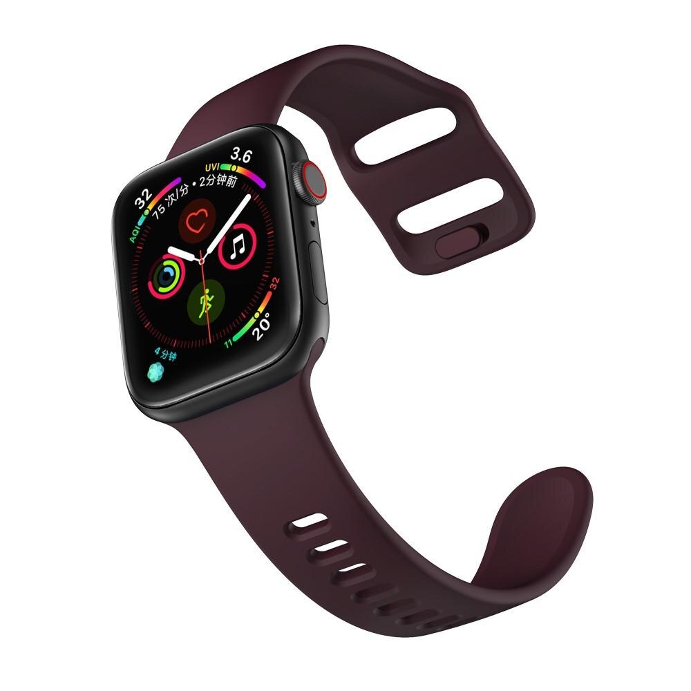 Apple Watch 45mm Series 7 Reim Silikon lilla