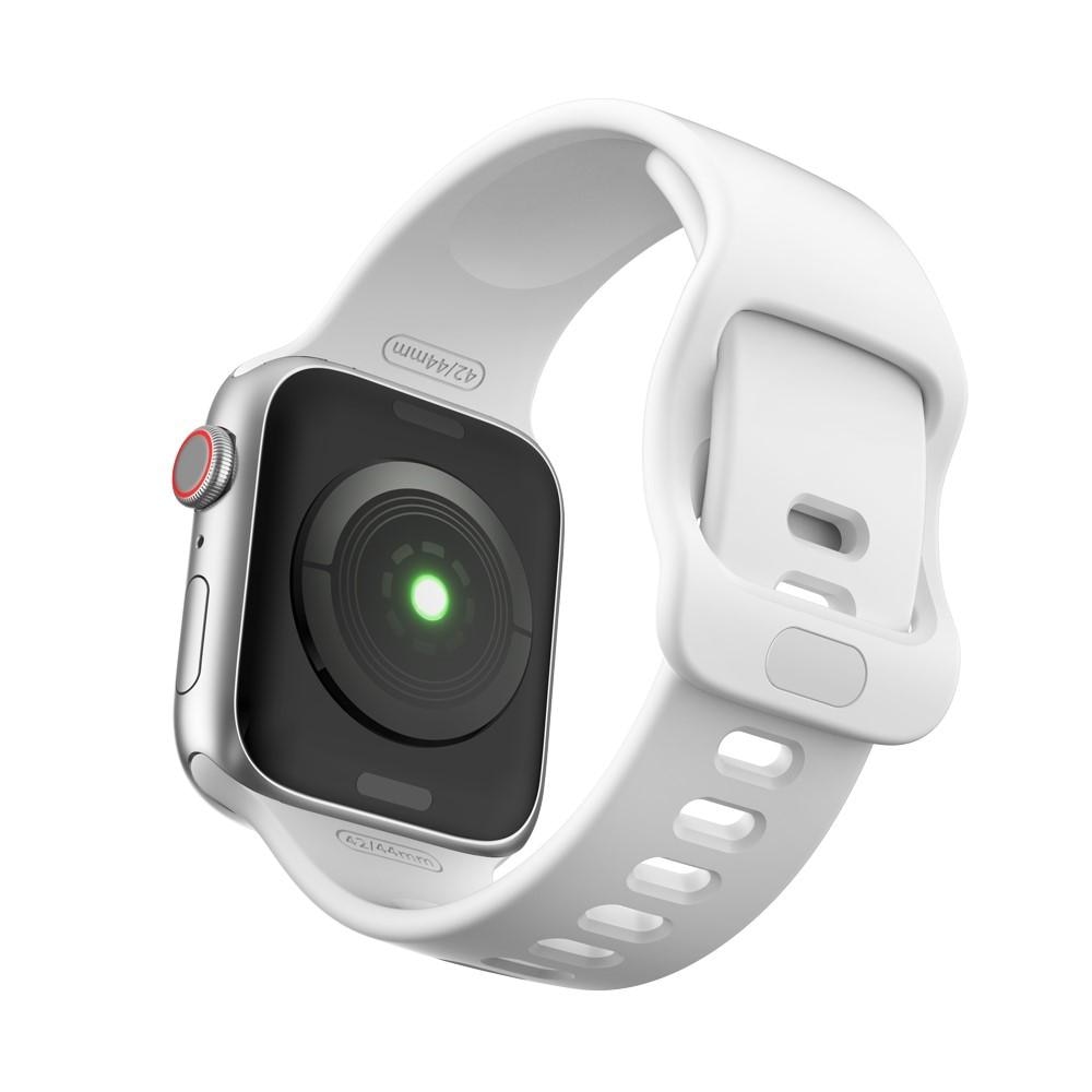 Apple Watch SE 44mm Reim Silikon hvit