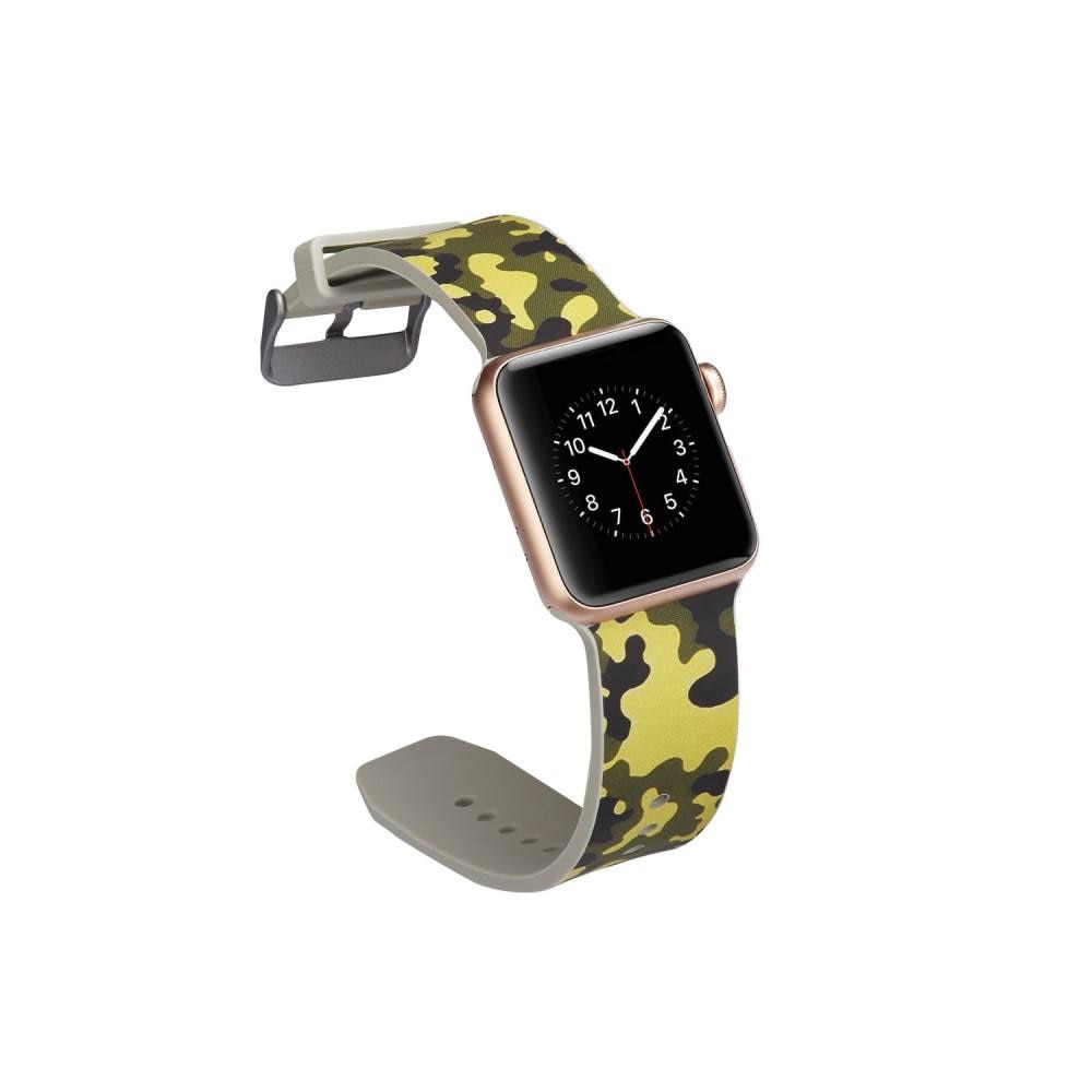 Silikonarmbånd Apple Watch 42/44/45 mm kamouflage