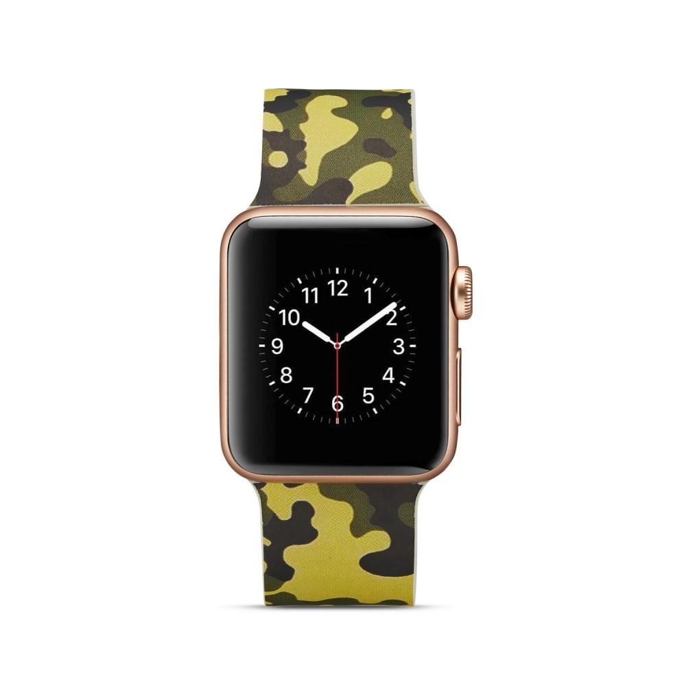 Silikonarmbånd Apple Watch 42/44/45 mm kamouflage