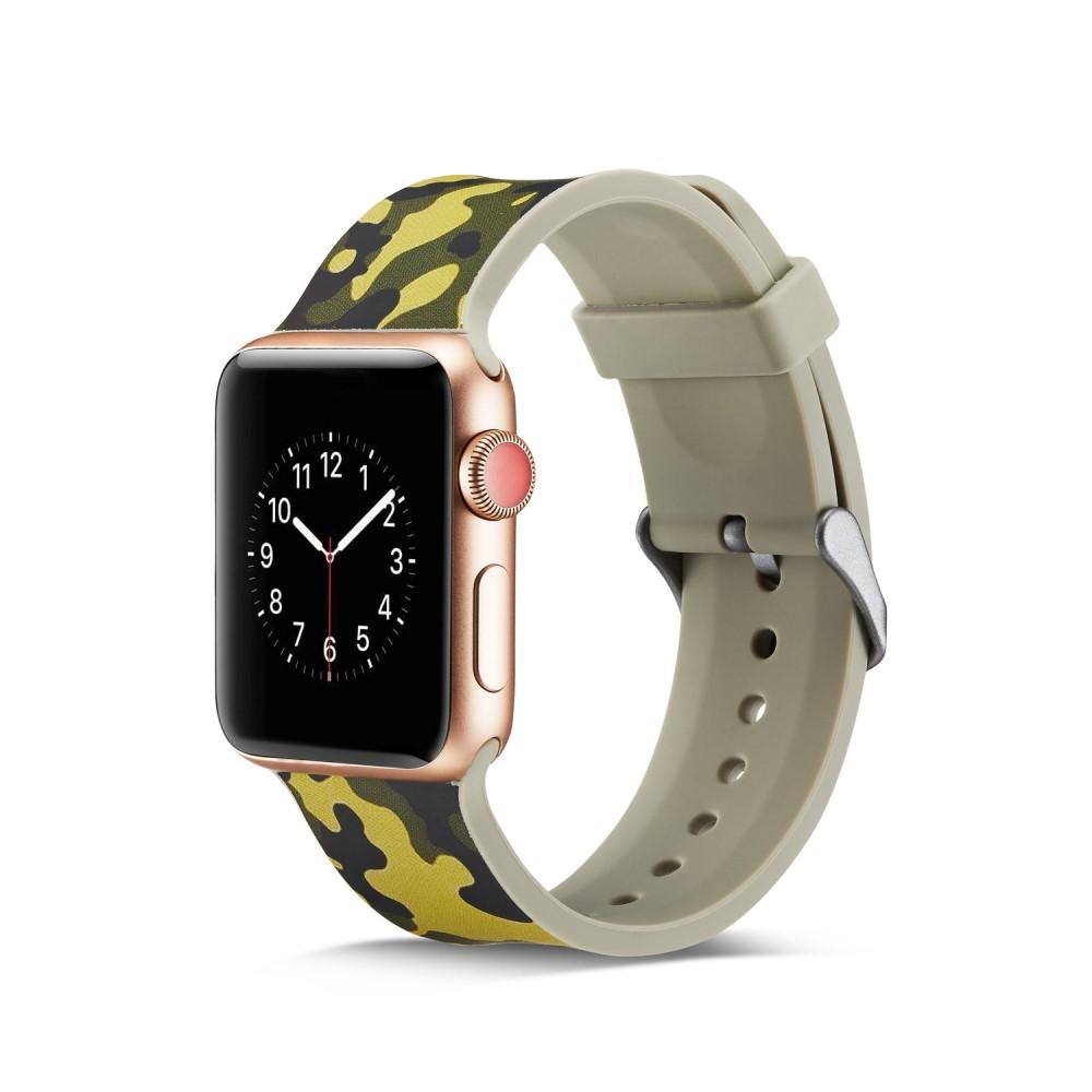 Silikonarmbånd Apple Watch 42/44/45 mm kamouflage