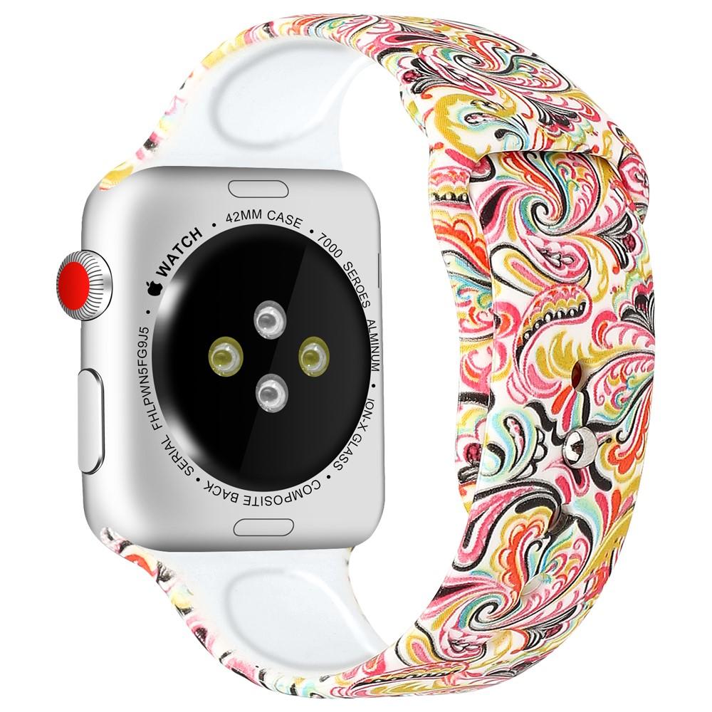 Apple Watch 44mm Reim Silikon paisley