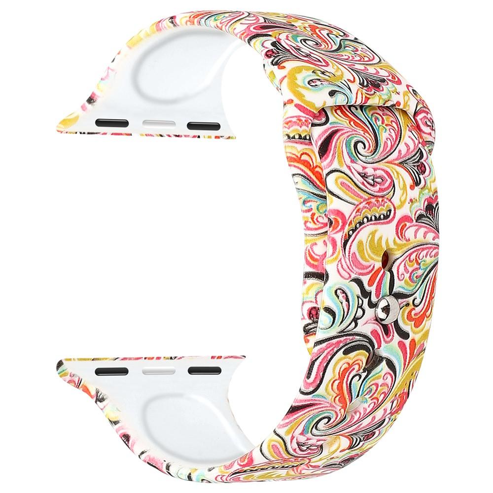 Apple Watch 45mm Series 8 Reim Silikon paisley