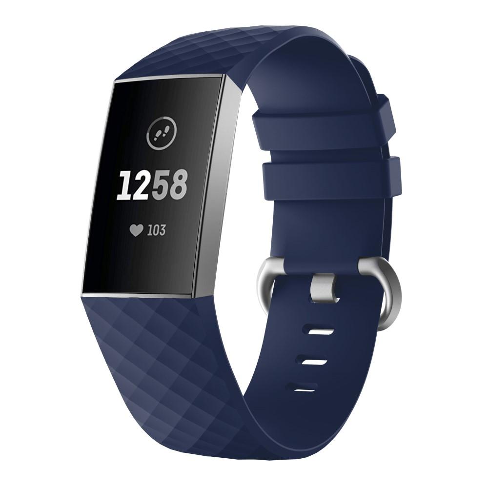 Fitbit Charge 3/4 Reim Silikon blå