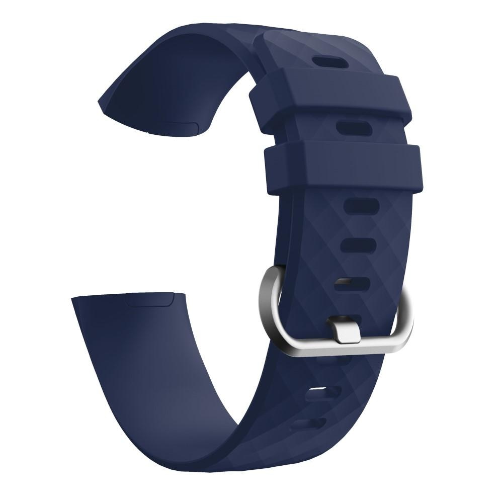 Fitbit Charge 3/4 Reim Silikon blå