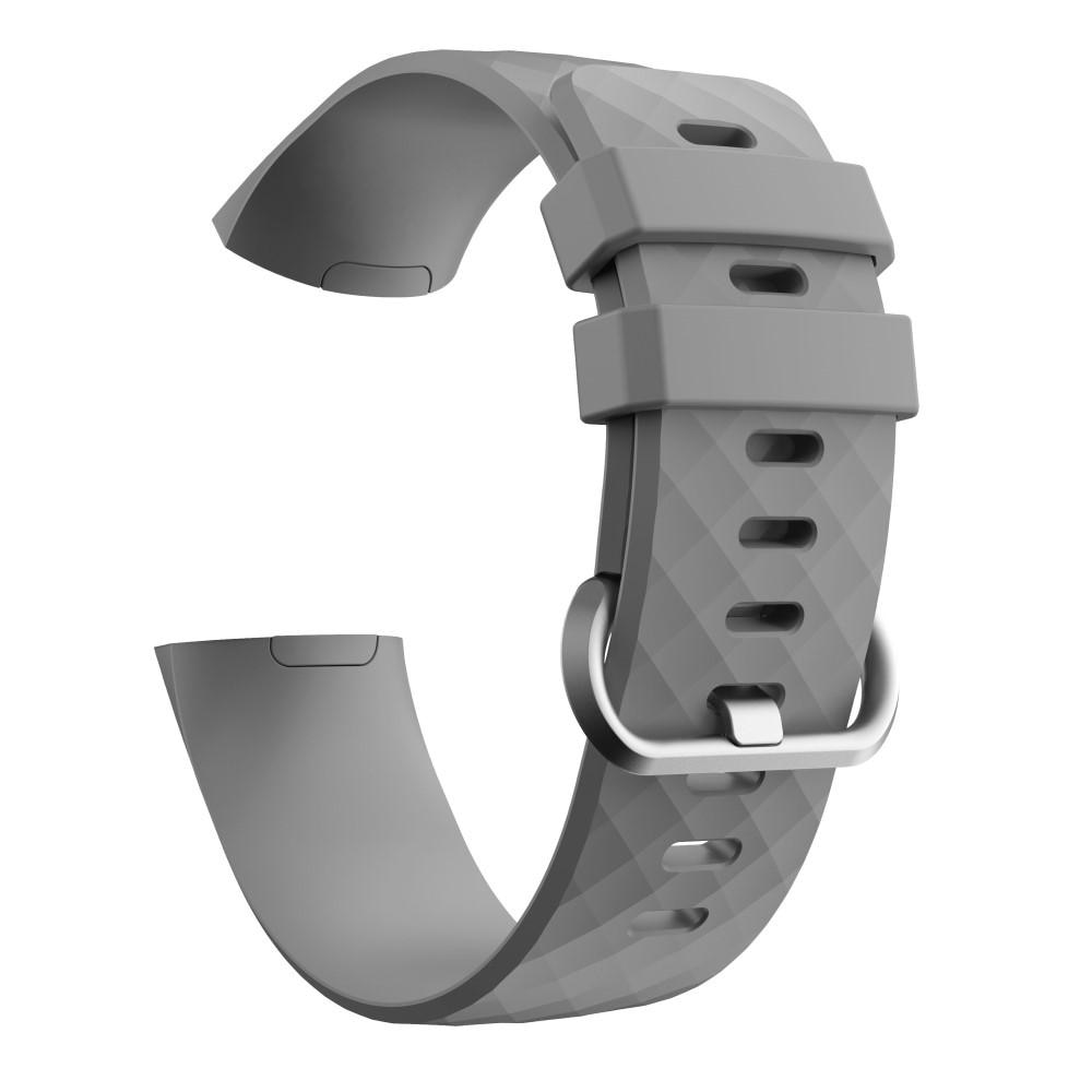 Fitbit Charge 3/4 Reim Silikon grå