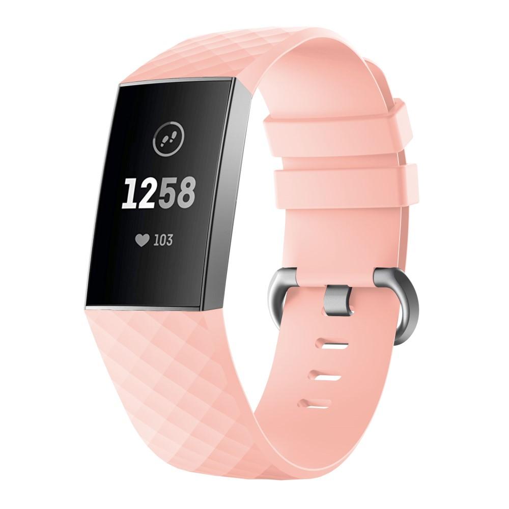 Fitbit Charge 3/4 Reim Silikon rosa