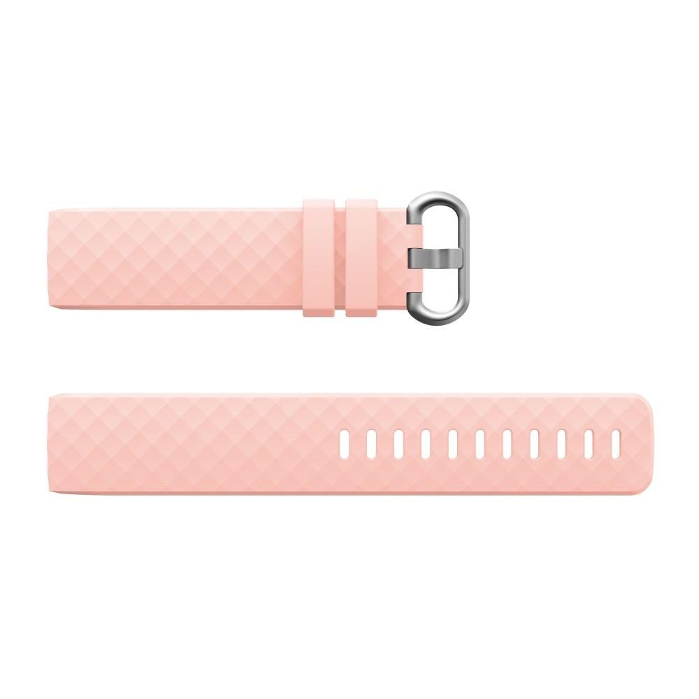 Fitbit Charge 3/Charge 4 Reim Silikon Rosa