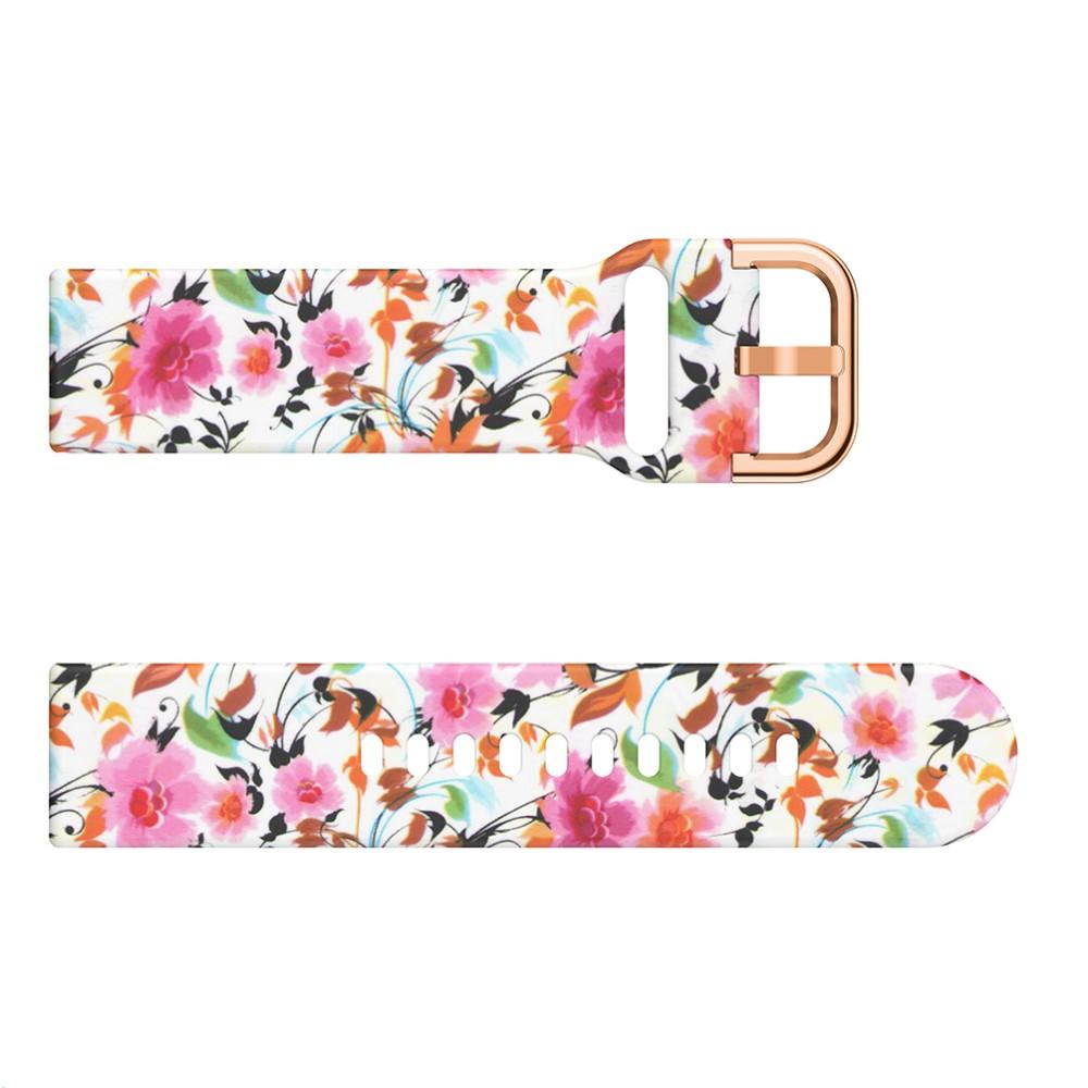 Garmin Vivomove Style Reim Silikon blommor