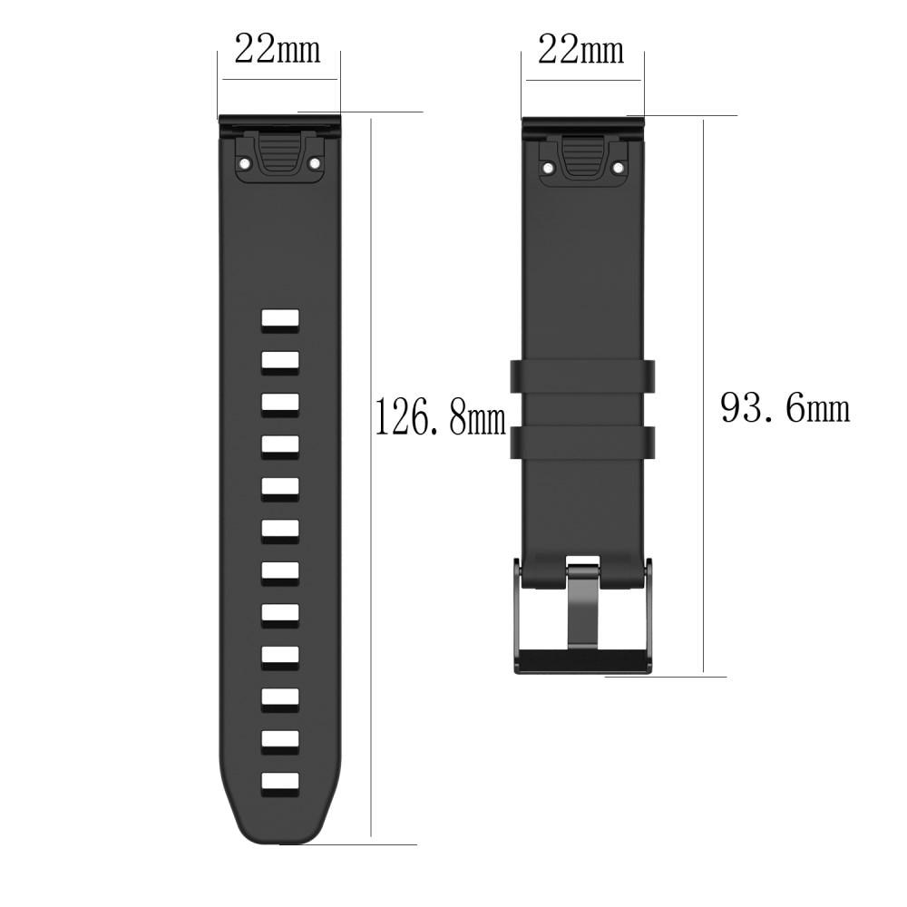 Garmin Forerunner 935/945/955/965 Reim Silikon svart