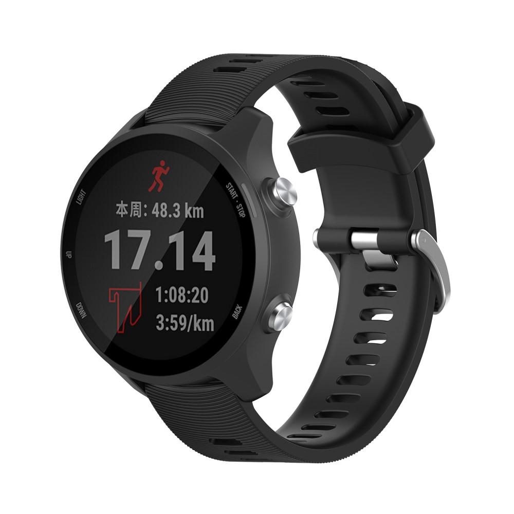 Garmin Forerunner 245 Reim Silikon svart