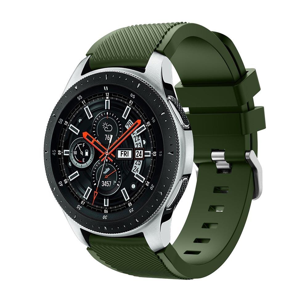Silikonarmbånd Samsung Galaxy Watch 46mm/45mm grønn