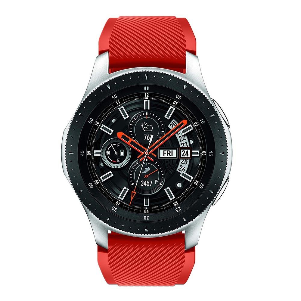 Samsung Galaxy Watch 46mm Reim Silikon rød