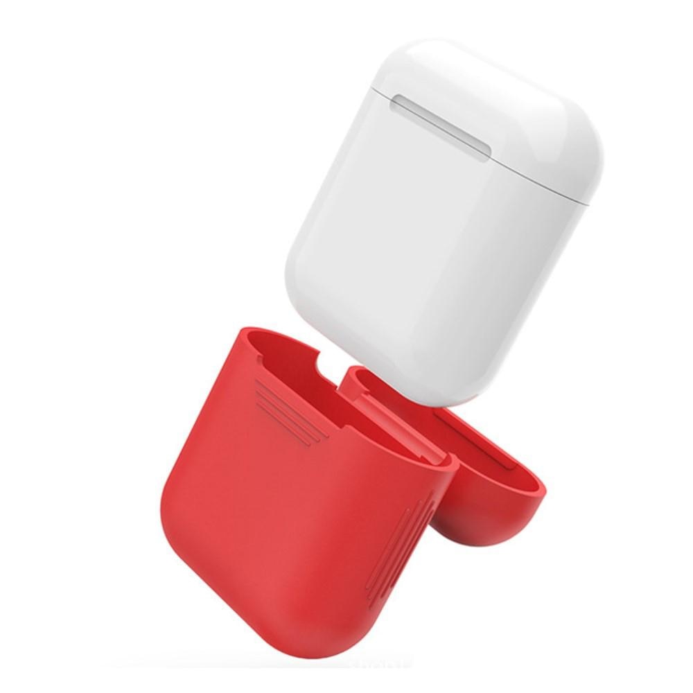 Silikondeksel Apple AirPods rød