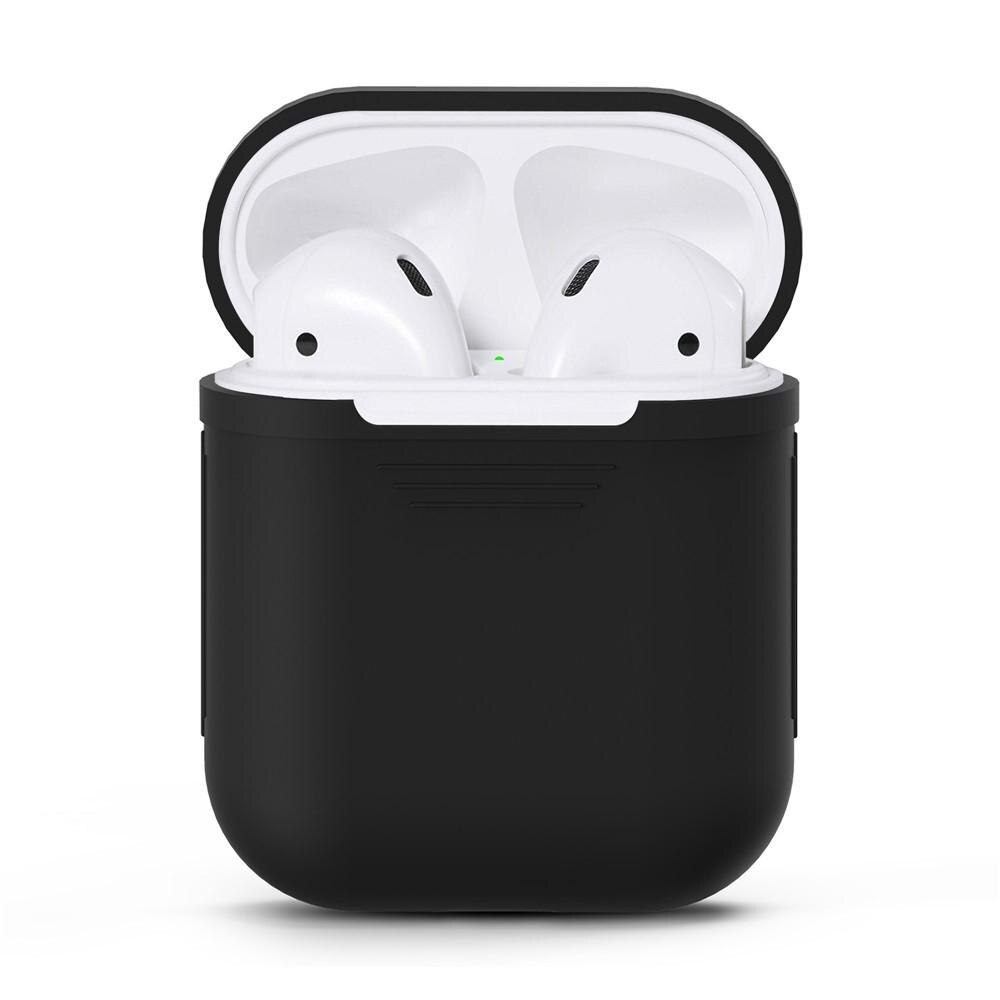 Silikondeksel Apple AirPods svart